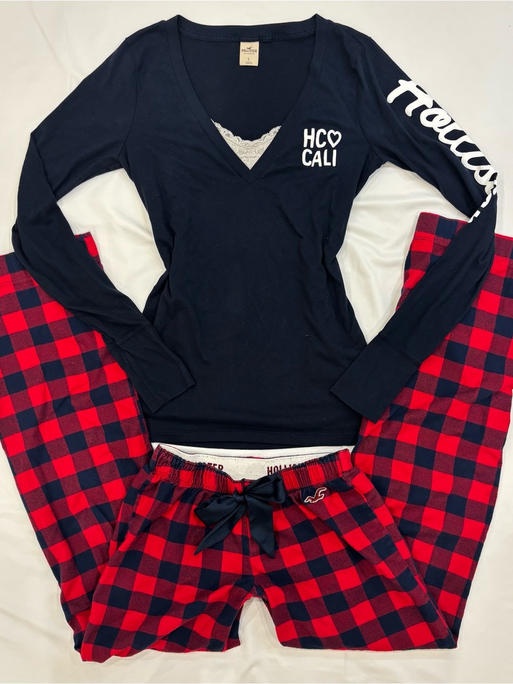 2010 Hollister Navy Blue Top